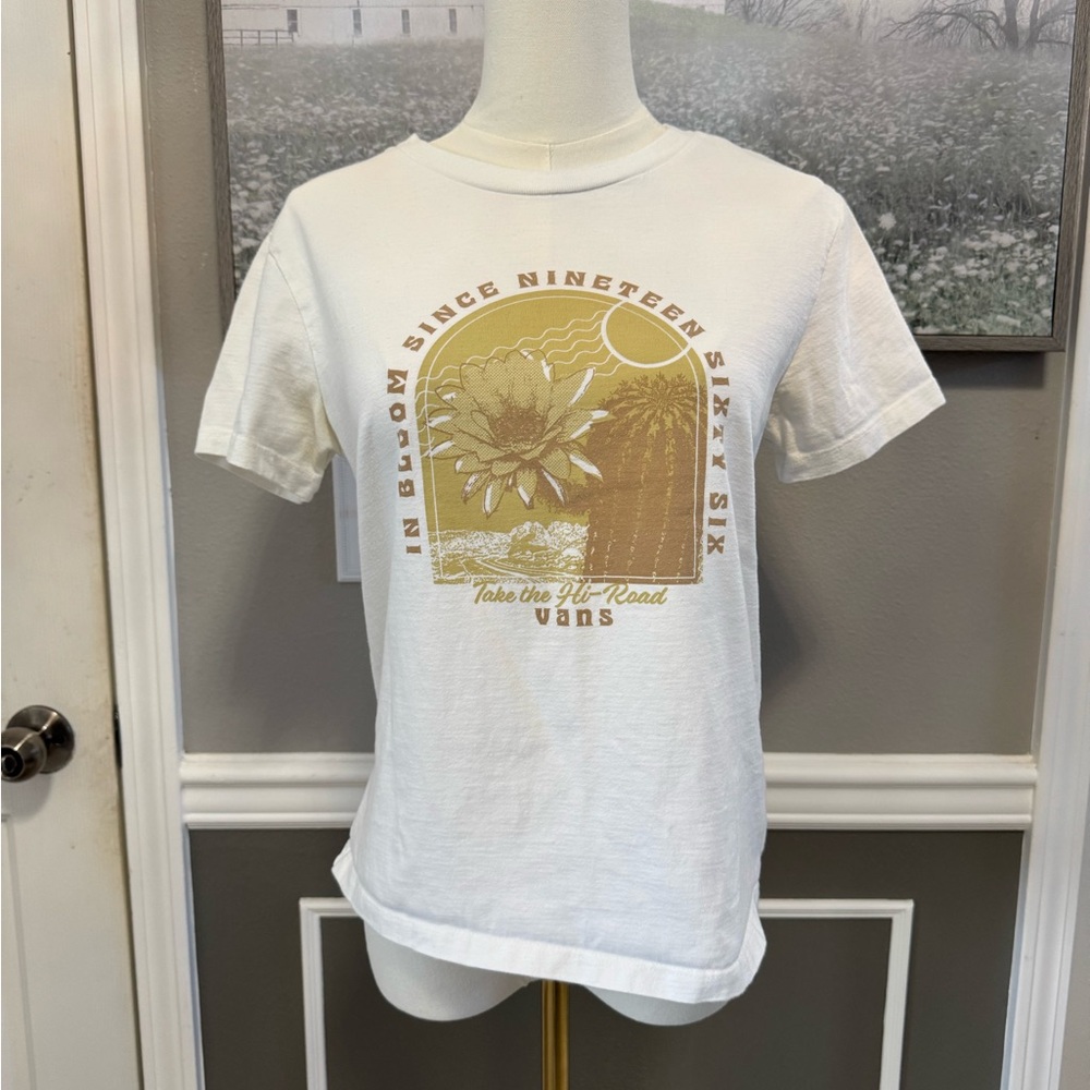 Vans White Tee
